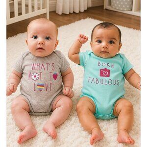 Rene Rofe 0-3m Baby Girl 2-piece Set Bodysuit Outfit Fabulous Whats not to Love